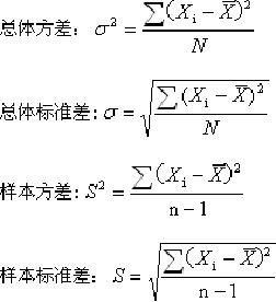 Python计算标准差函数