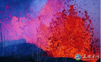 印尼火山喷发 盘点火山喷发壮观奇景 