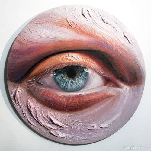一个眼神就能代表一切 微型眼睛绘画