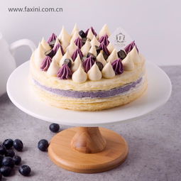 法西妮法式蓝莓千层蛋糕生日蛋糕网上预订深圳广州福州 