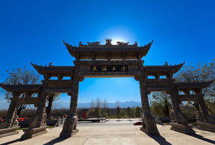 秦岭山脚下的庙宇 香积寺