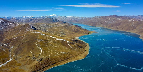 冬日西藏羊湖 如诗如画,只有身临其境才能感受到它的美