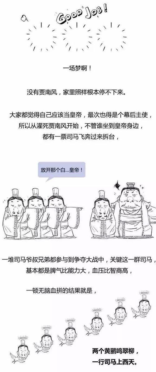 漫画短命西晋,恨得牙直咬