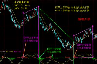 股市里DIFF,DEA.MACD分别是什么颜色