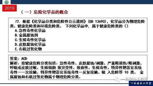 注安冲剌 危险化学品安全基础知识 1