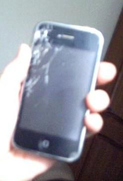 Iphone3G屏幕摔碎了 