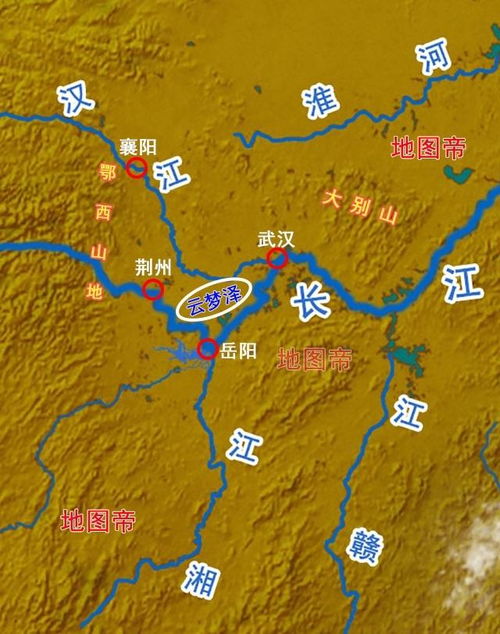古时候江汉平原上的云梦泽哪里去了