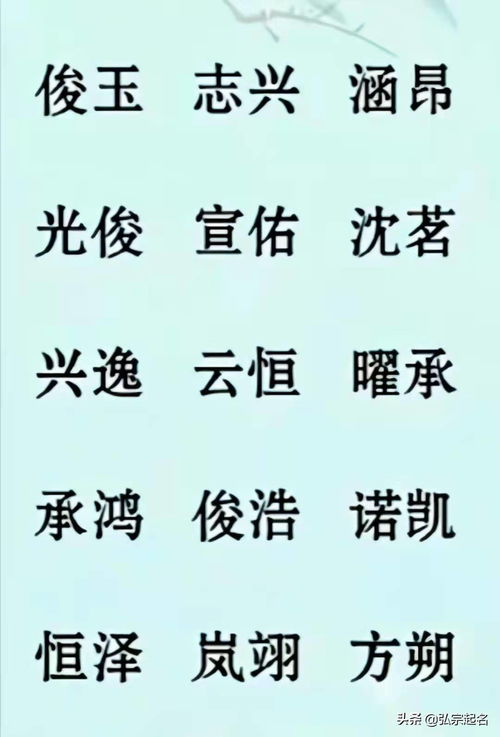 宝宝起名 生个男孩,起这些名字,有鹏程万里之势,名垂千古之望 