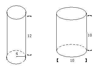 关于圆柱表面积计算的题目 