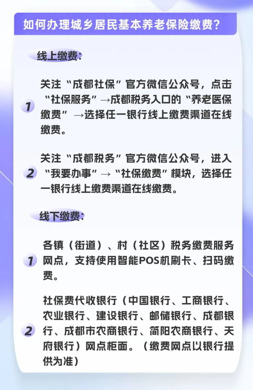 成都市2024年城乡居民养老保险缴费标准(预缴养老保险费测算表)