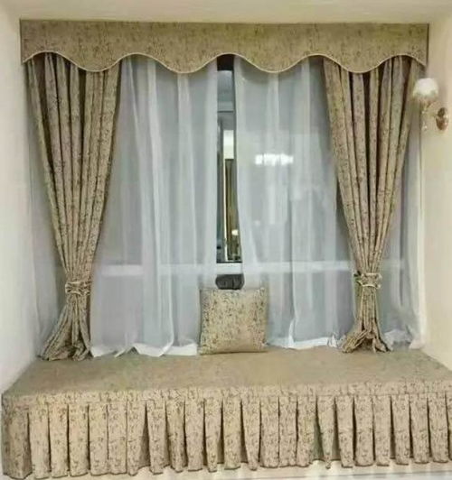 飘窗如何装窗帘更好看 靠墙安装是最土的,现流行这种方法很好看