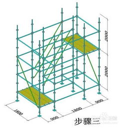 盘扣式脚手架规范的安全爬梯搭设方法与步骤