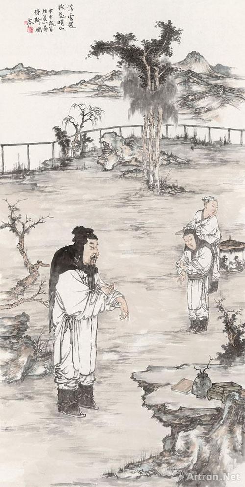 墨韵生辉 读张文江老师水墨人物画