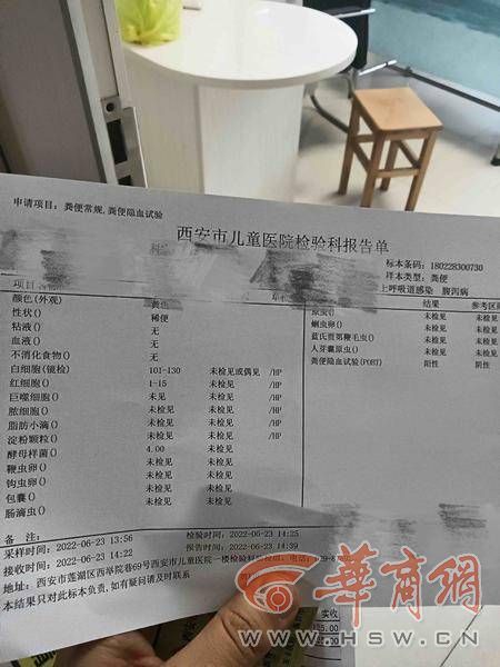 西安一幼儿园百余名幼儿出现发烧 腹泻等症状 部分孩子查出肠炎沙门氏菌