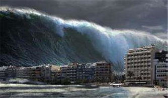 史上最大海啸,海浪高达524米,比东风明珠高 