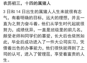 这六个日子出生的属猪人惹不起,运势上上签,越来越多钱 