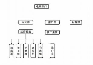 PPT怎么画一个电商部门结构图