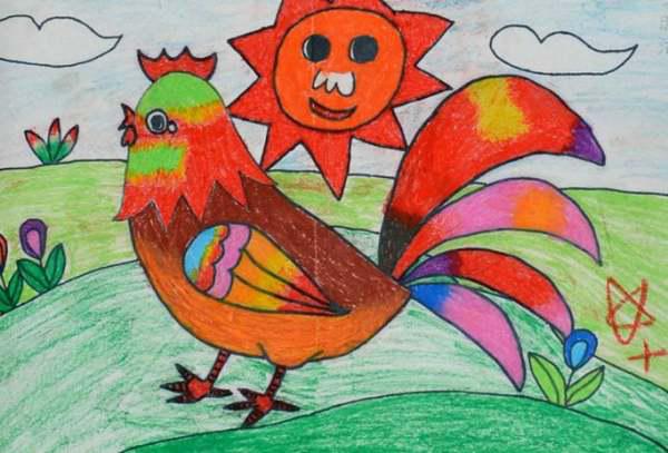 刚学画画的8岁儿童画画起来又漂亮又简单的画 百度图片搜索 