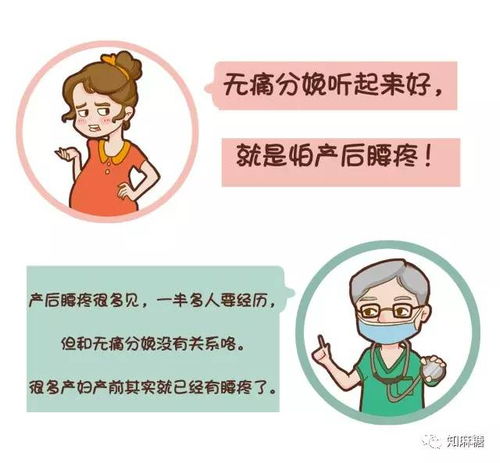 漫画栏丨卡通 腰痛 无痛分娩 你准备好了吗