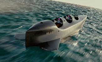 仅坐三人的小型潜水艇MK.1C 