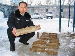 黑龙江牡丹江居民挖菜窖发现32枚炮弹