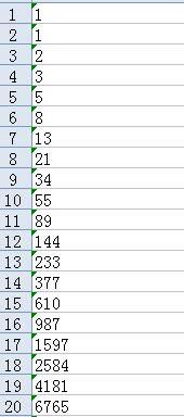 兔子数列 20 30位 