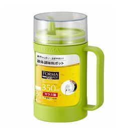 日本ASVEL阿司倍鹭 玻璃油壶 绿350ml 绿色 