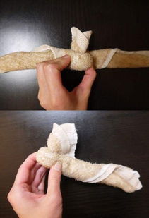 毛巾兔折叠法
