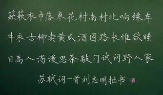 遇到一个粉笔字写得好的老师,也是一种小幸运