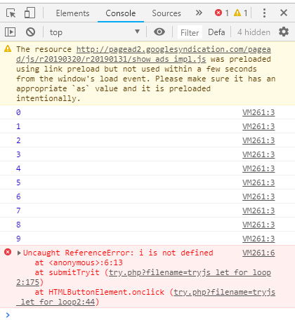 奋斗30天Javascript之ECMAScript 6 入门之let 和 const 命令 part15