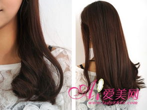 渲染柔和之美 韩风棕色系染发造型,爱美网美发分享韩式发型设计图片
