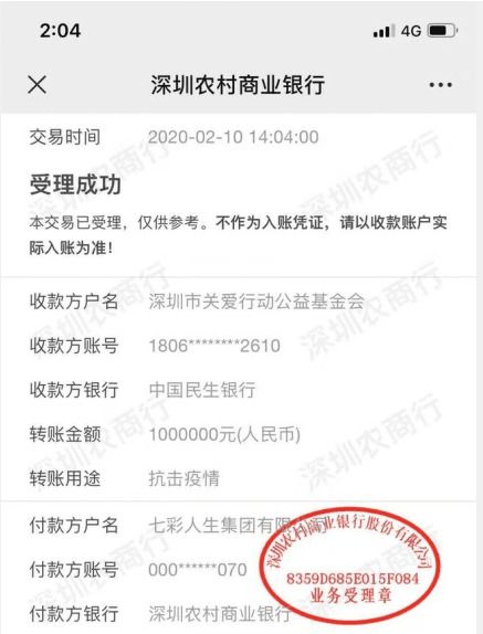 奖励100万元！七彩人生宣布重金奖励新冠肺炎疫苗研发