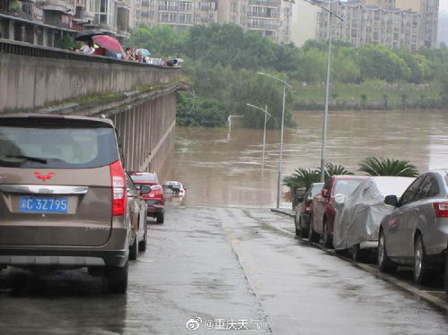 荣昌区迎来今年最强降雨 多处桥梁 道路及车库被淹