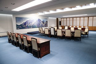 韩朝首脑会晤 和平之家内景曝光 一号座椅刻朝鲜半岛地图