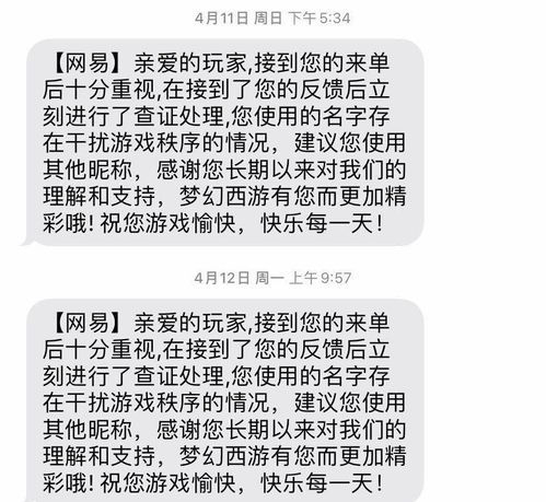 梦幻西游 一模一样的昵称,别人都没有违规,为何只有他中招了