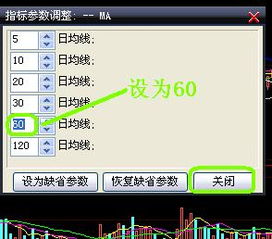 大智慧中如何设六十日均线