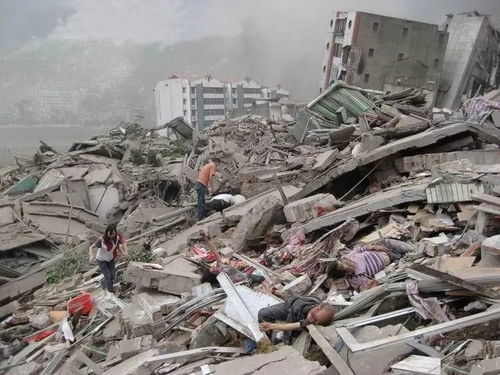 汶川地震图片真实照片