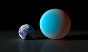 40光年外发现大气充满水汽熔融星球 图 
