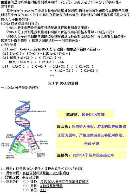 高考生物三年必考知识点最全的总结 