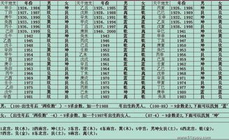 东四宅和西四宅,哪些年份出生的人,可坐东四宅西四宅,推算法公式 