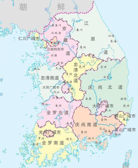 韩国面积多少平方千米