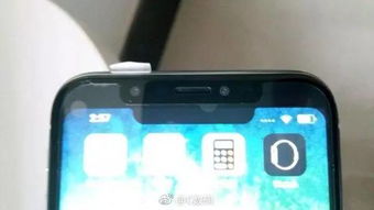 中国高仿的iPhoneX也有 刘海 只不过是贴膜看着像