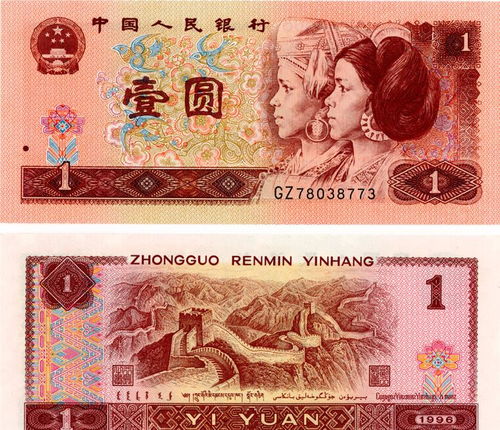 1996年1元纸币值多少钱, 1996年一元纸币价格表