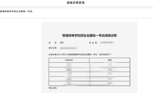 辽宁省招考办成绩证明系统用户操作手册