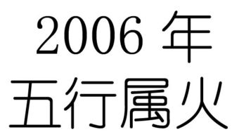 2006年出生是什么命 五行属什么