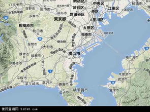 神奈川地图 神奈川卫星地图 神奈川高清航拍地图 