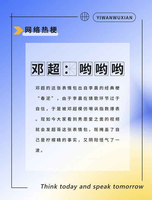 跟上网络热梗流行词,走在流量第一线 