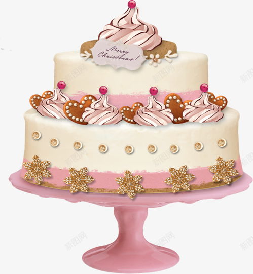 粉色生日蛋糕 生日蛋糕素材 