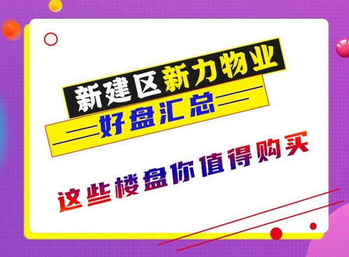 新建区新力物业好盘汇总,这些楼盘你值得购买 