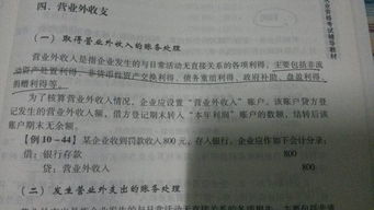 哪些属于其他应收款？其他应付款？营业外收入？营业外支出？其他业务支出？其他业务收入？